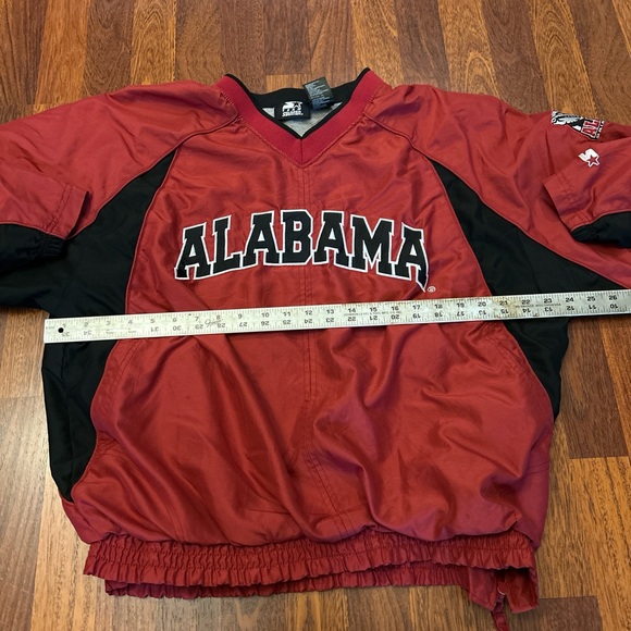 Alabama Crimson Tide Starter Jacket Pullover Windbreaker Size Large - Picture 2 of 5